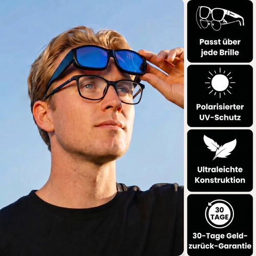 2-in-1 Sonnenschutz-Overlays - SonnenClip Herren