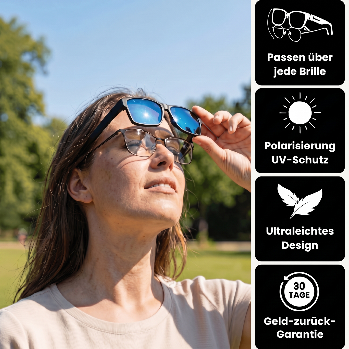 2-in-1 Sonnenschutz-Overlays - SonnenClip